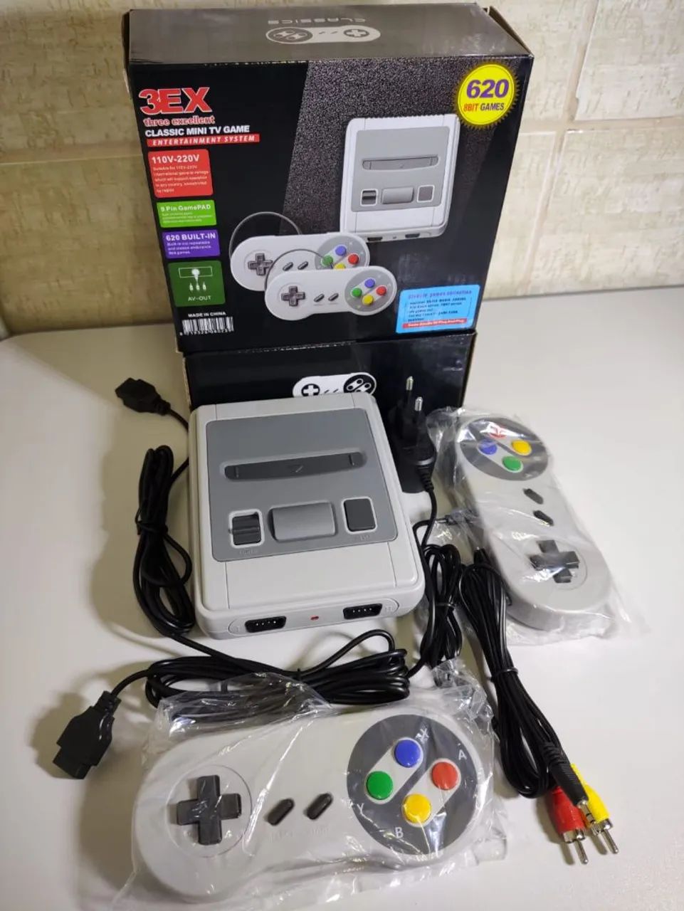 Vendo mini console retro Box, produto com 620 jogos  - Foto 3