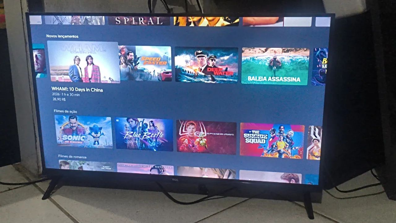 Tv Smart TCL 32 Polegadas Borda infinita Top de Verdade! - Foto 2