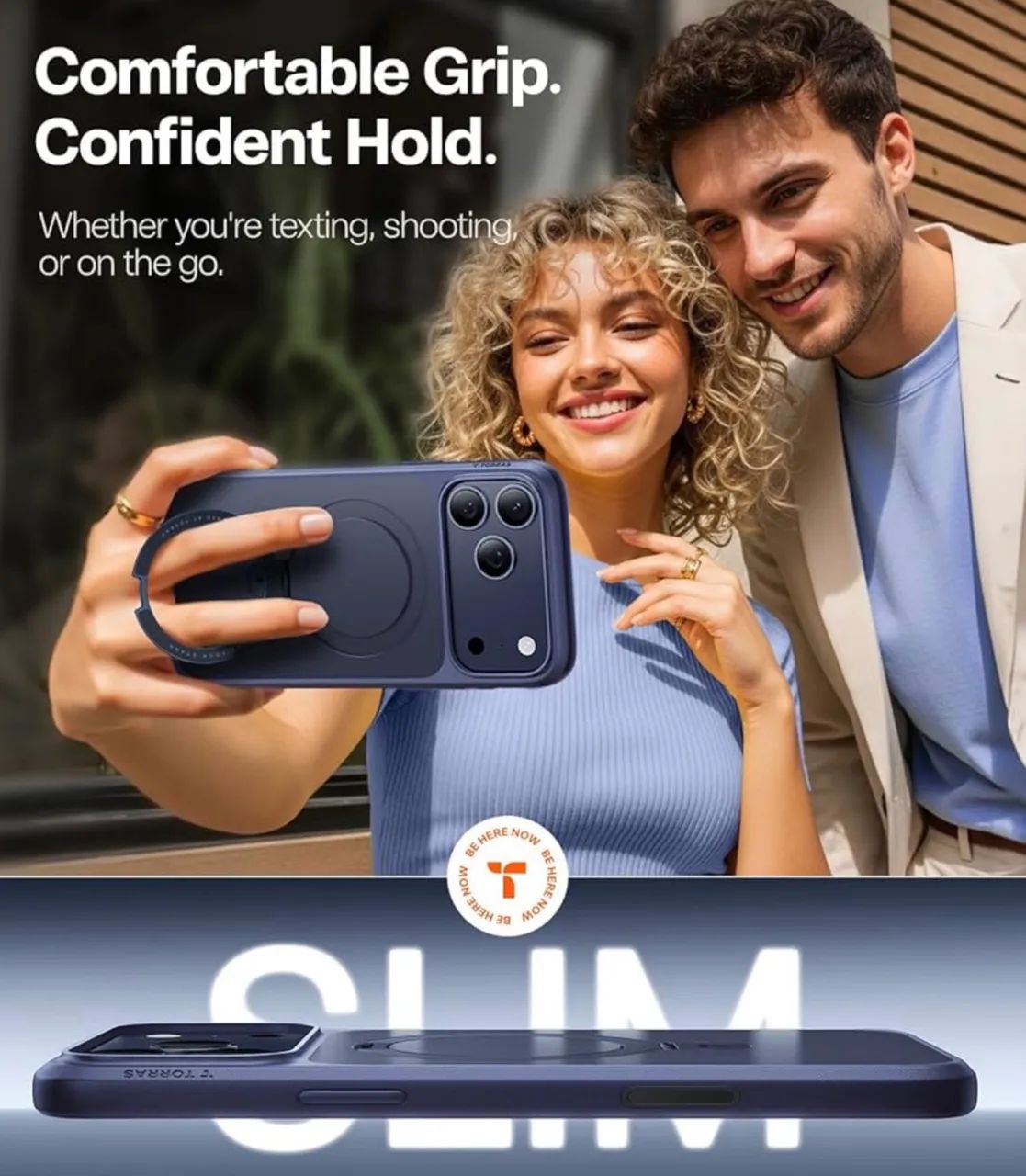 Capa TORRAS para iPhone 17 Pro com Braço Articulado - Importada dos EUA - Foto 4