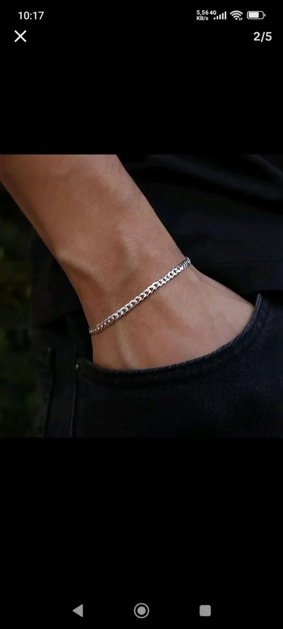 Pulseira Prata 925 - Foto 4