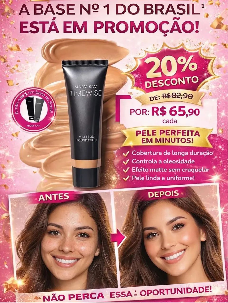 Promoção Base Marry Kay