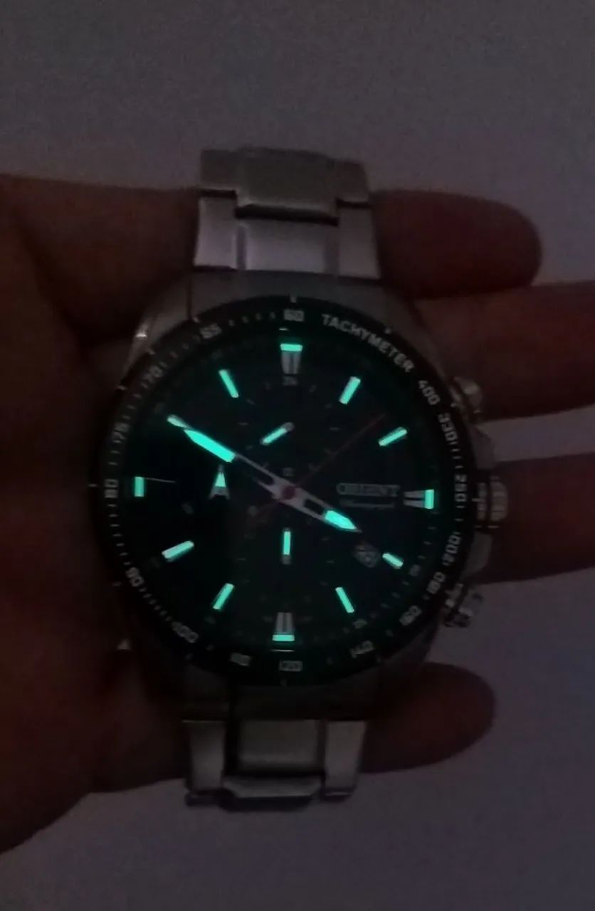 Relógio Orient Cronógrafo todo original  - Foto 4