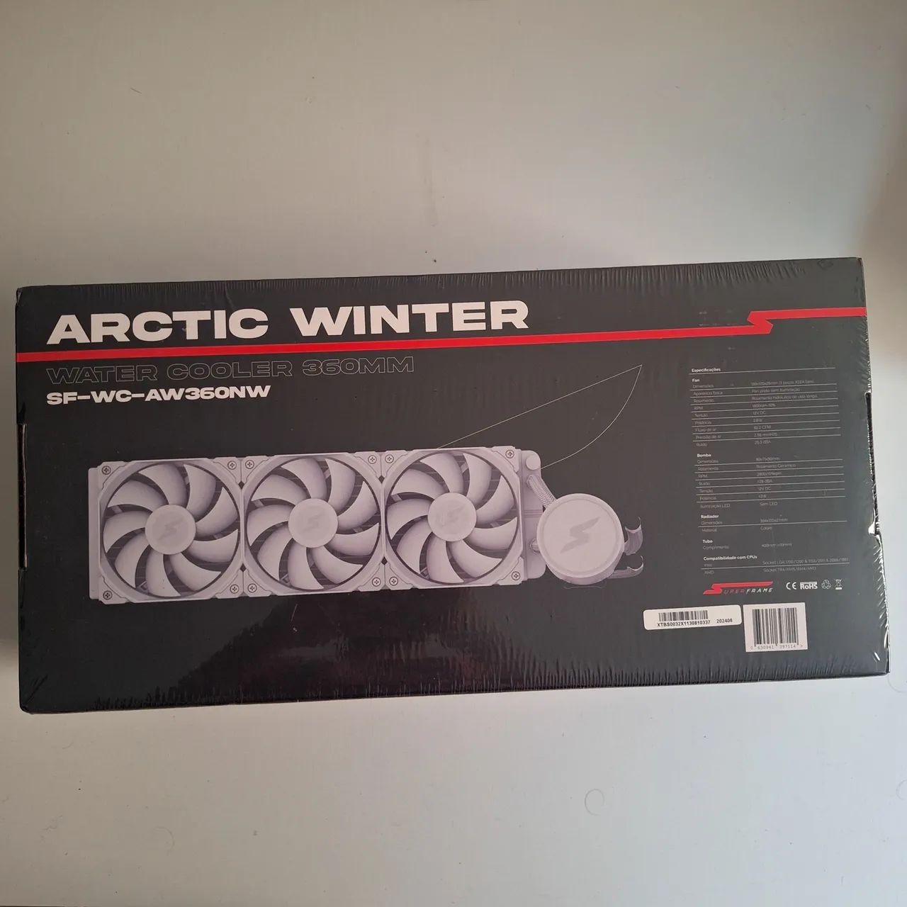 Watercooler Superframe 360mm Arctic Winter - Lacrado - Pronta Entrega