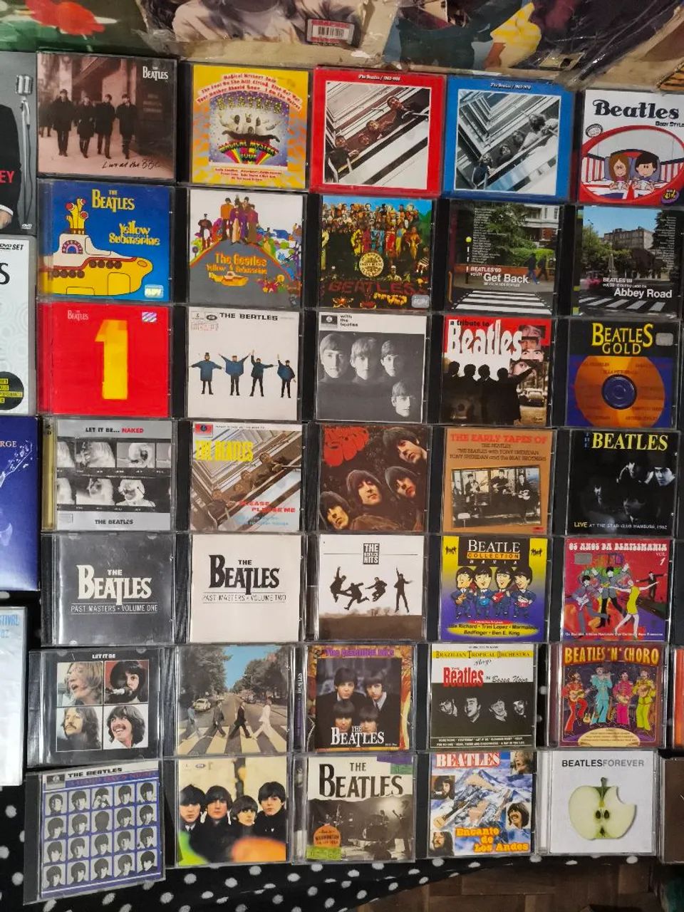 Beatles Lote com 42 cds e 20 dvds raros e comuns rock - Foto 4