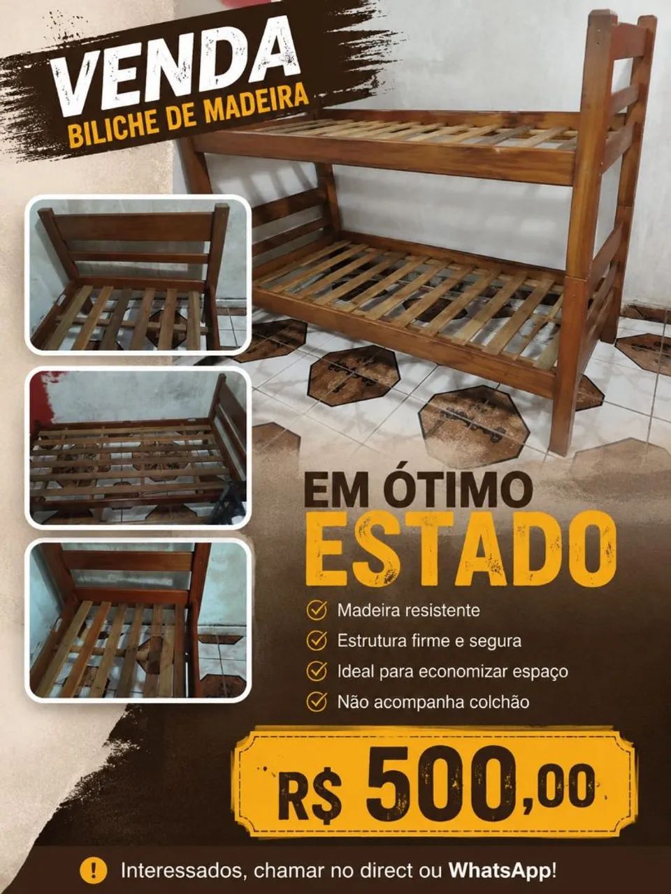 BILICHE R$500 reais. - Foto 2