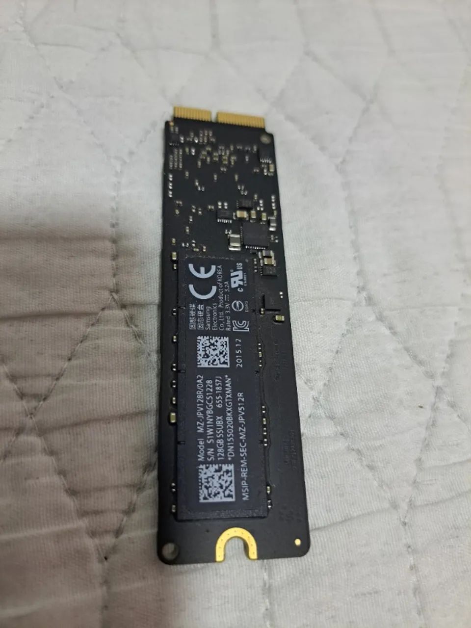 Ssd Apple 128gb Mz-jpv128s/0a2 Para Macbook E Imac Original (USADO) - Foto 3