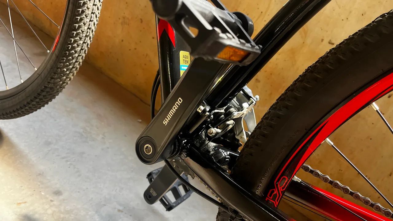 BICICLETA MTB A29 AUDAX HAVOK NX - PRETO/VERMELHO TAMANHO:17