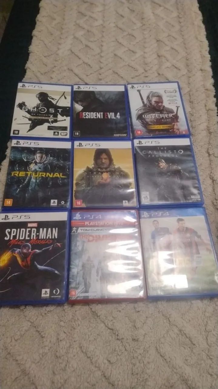 Lote de 29 jogos ps5, 4 e Xbox  - Foto 2