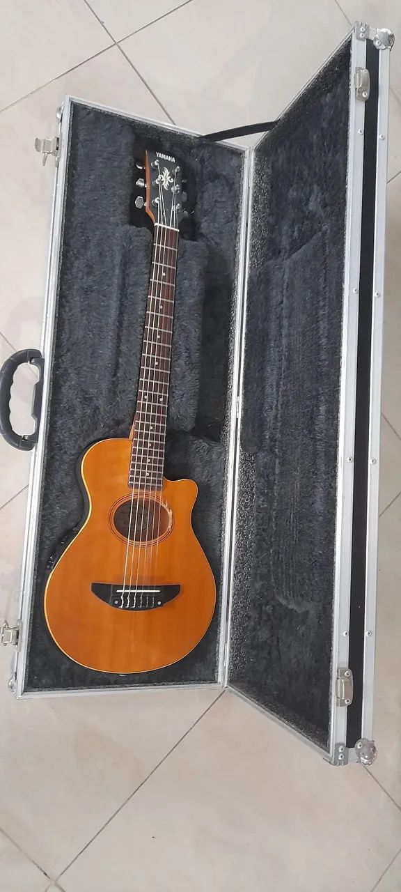 Violão yamaha apxt1n usado com case  - Foto 5