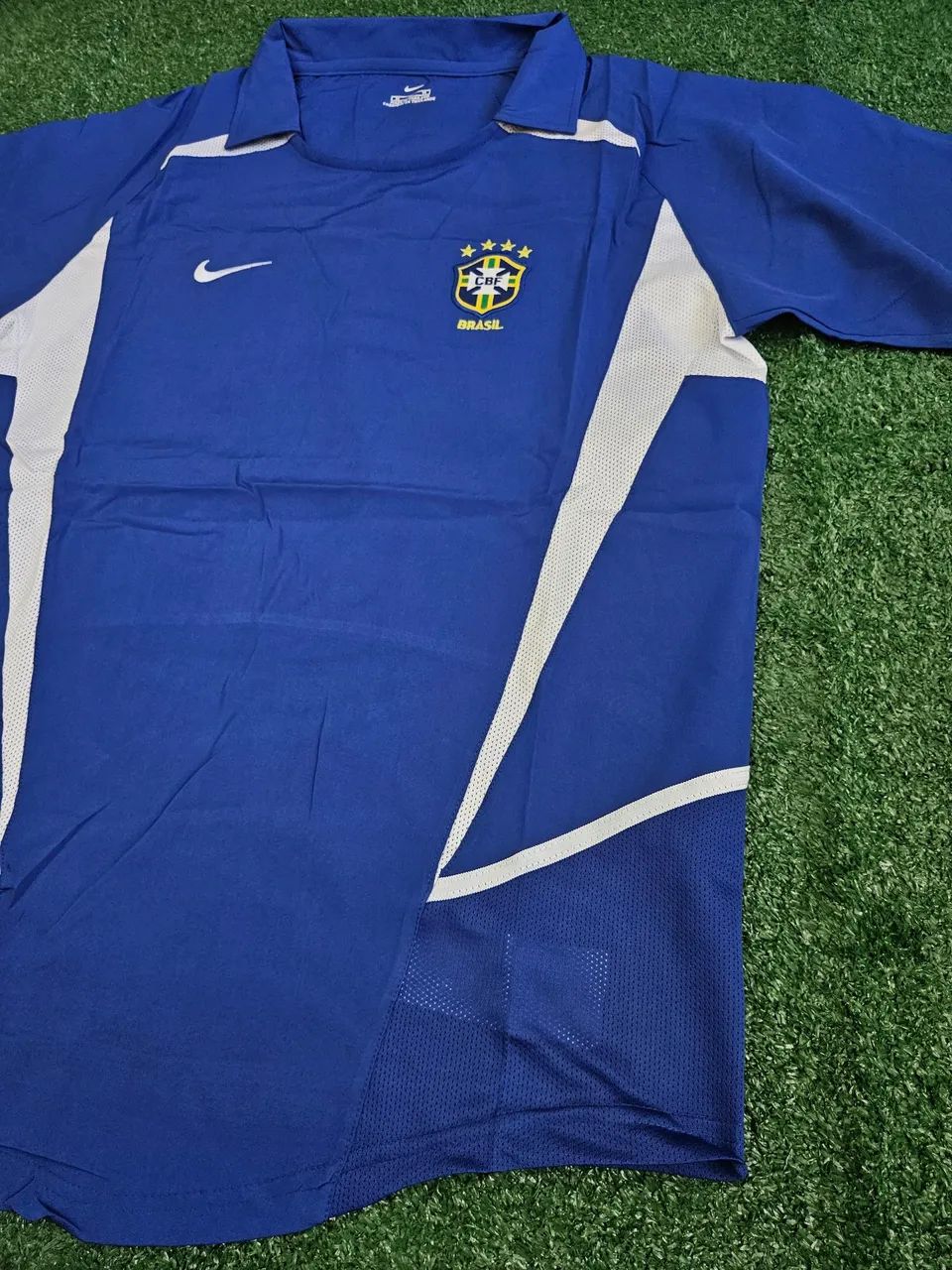 Camisa do Brasil 2002 Azul  - Foto 3