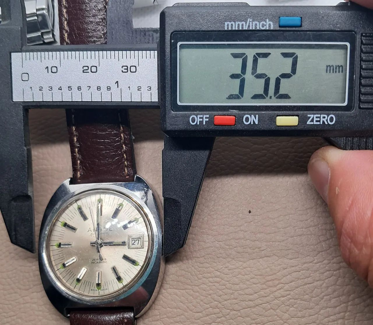 Relogio ANSOL 25 rubis swiss automático  - Foto 3