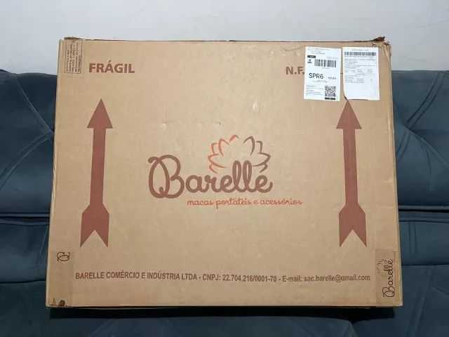 Maca de massagem portátil Barelle rosa - Foto 5
