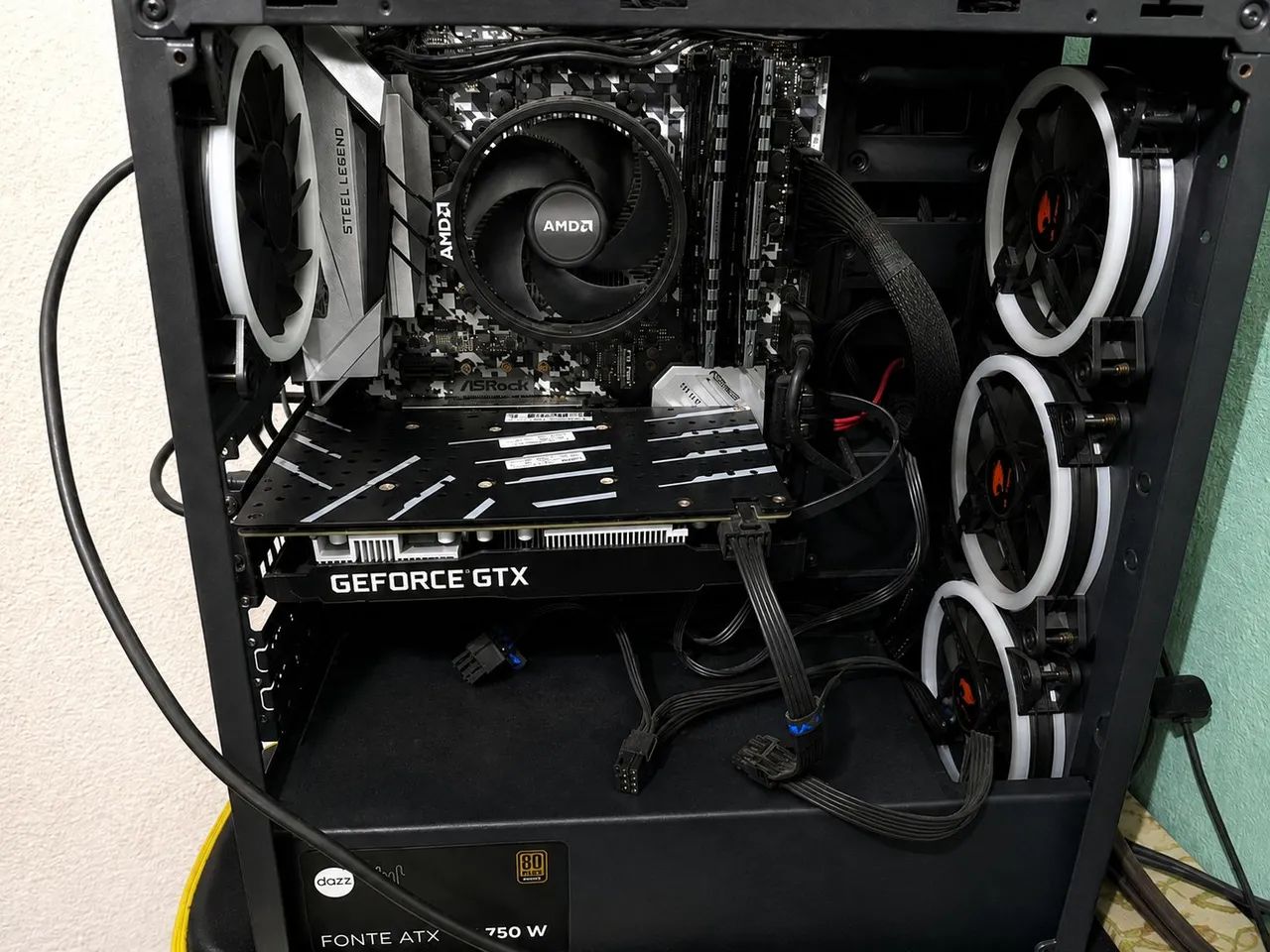 Pc gamer - GTX 1660 Super e Ryzen 5600gt. - Foto 4