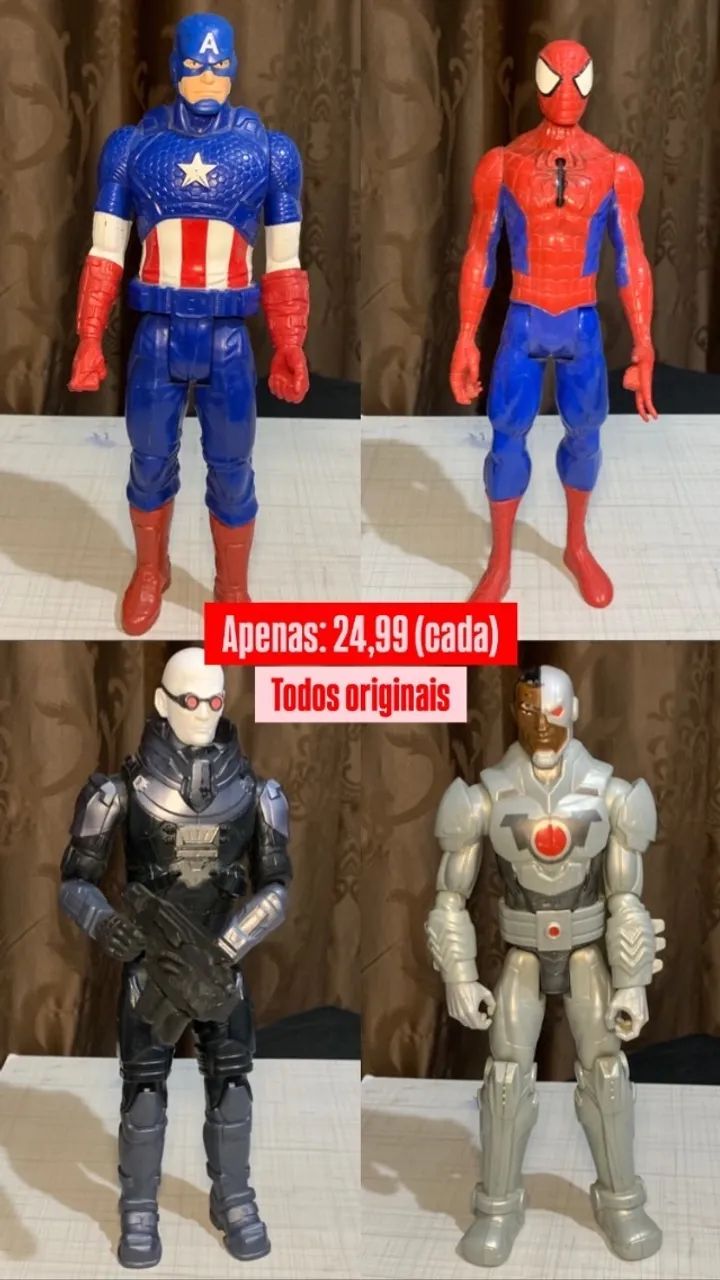 Bonecos originais ( MARVEL e DC) - Foto 2