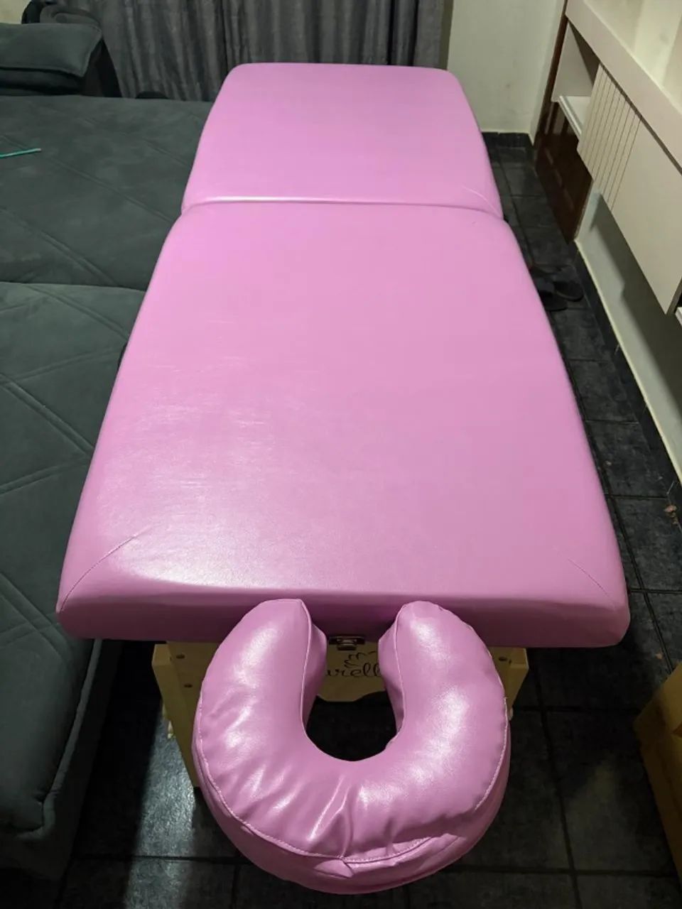 Maca de massagem portátil Barelle rosa - Foto 3