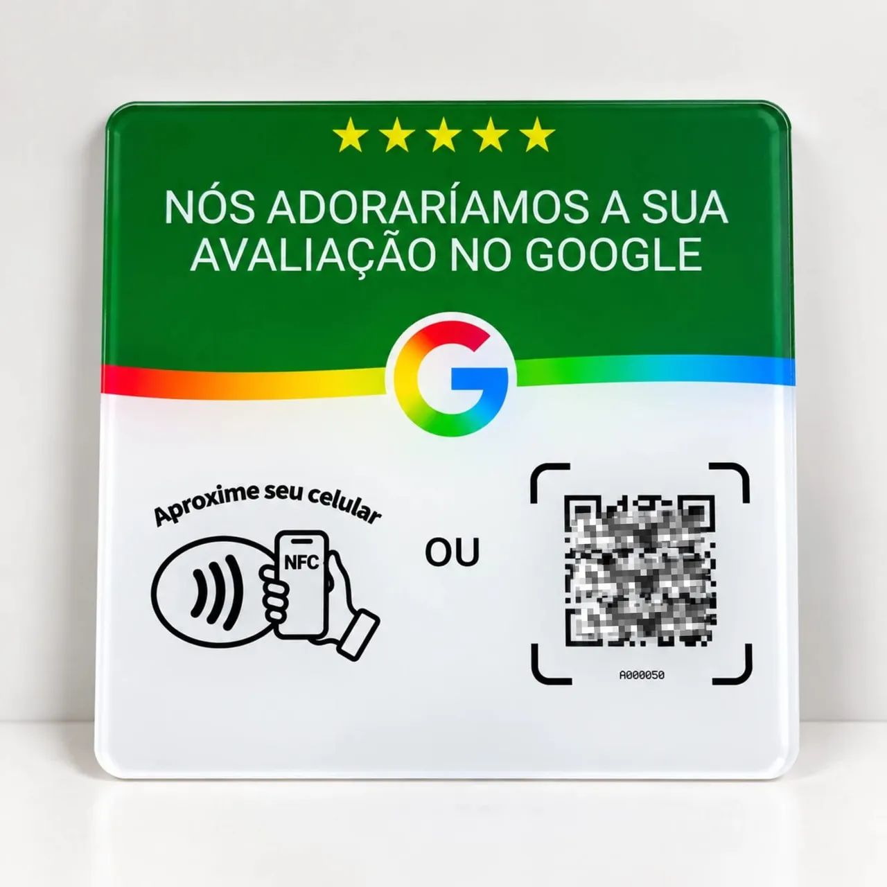 Placas Google NFC + QR Code<br>NFC + QR Code - Foto 4