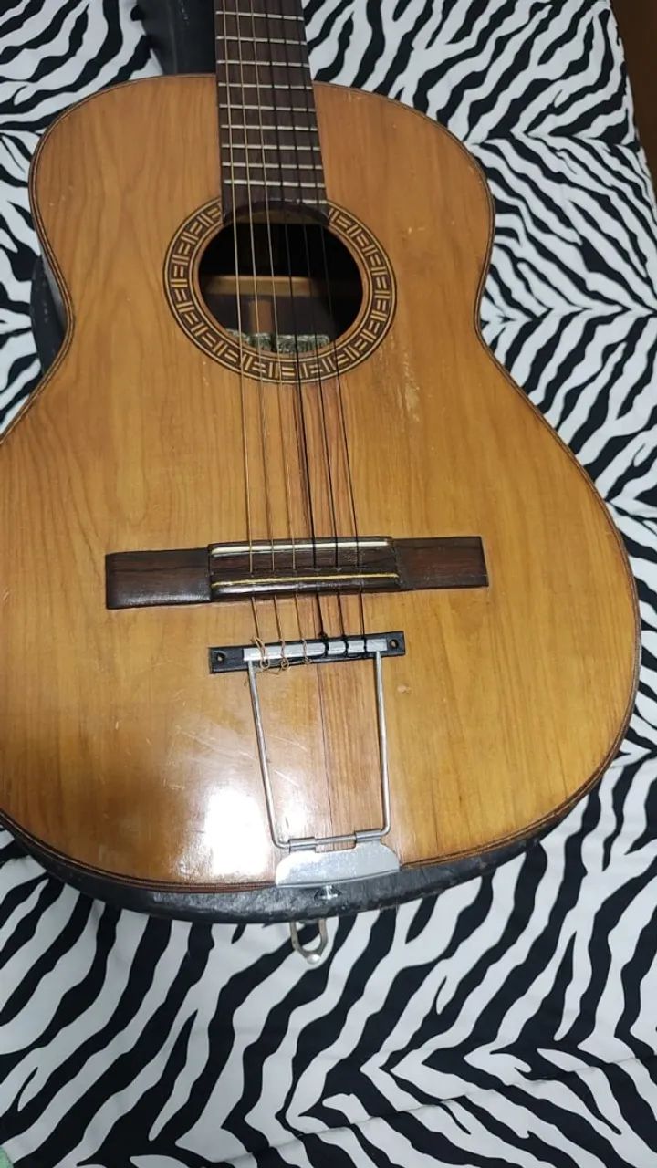 Violão Raríssimo Delvechio com case - Foto 4