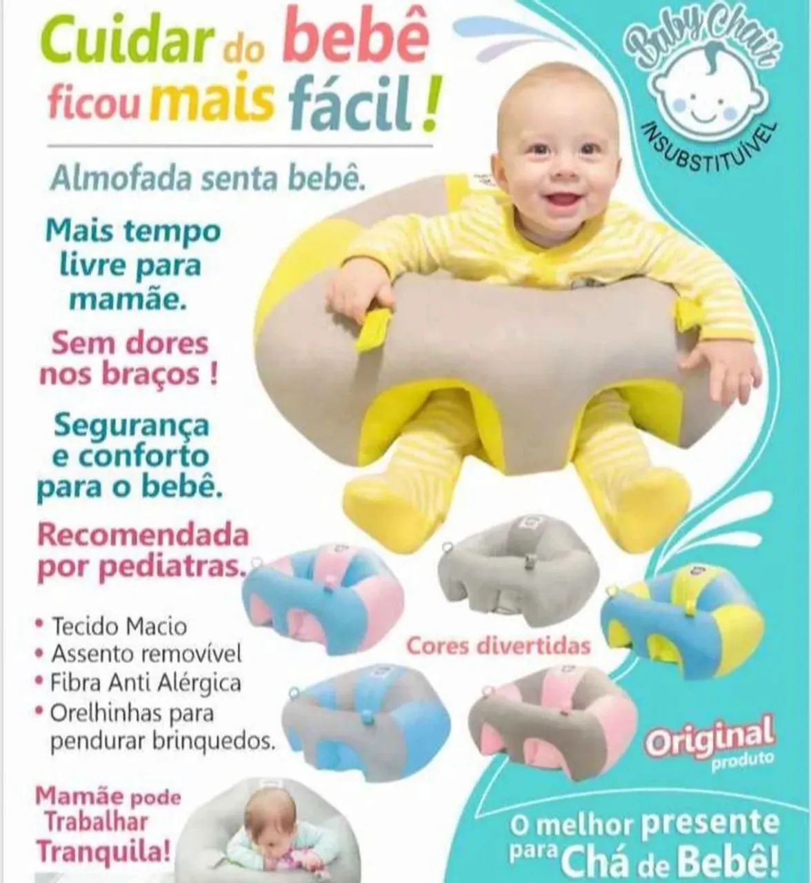 Almofada Assento Baby Chair - Foto 3