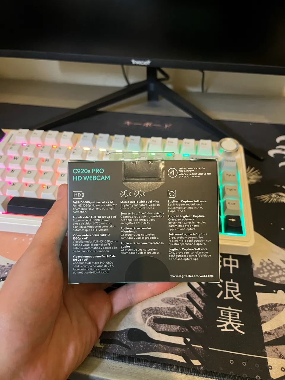 Webcam Logitech C920s Pro Full Hd - Foto 2