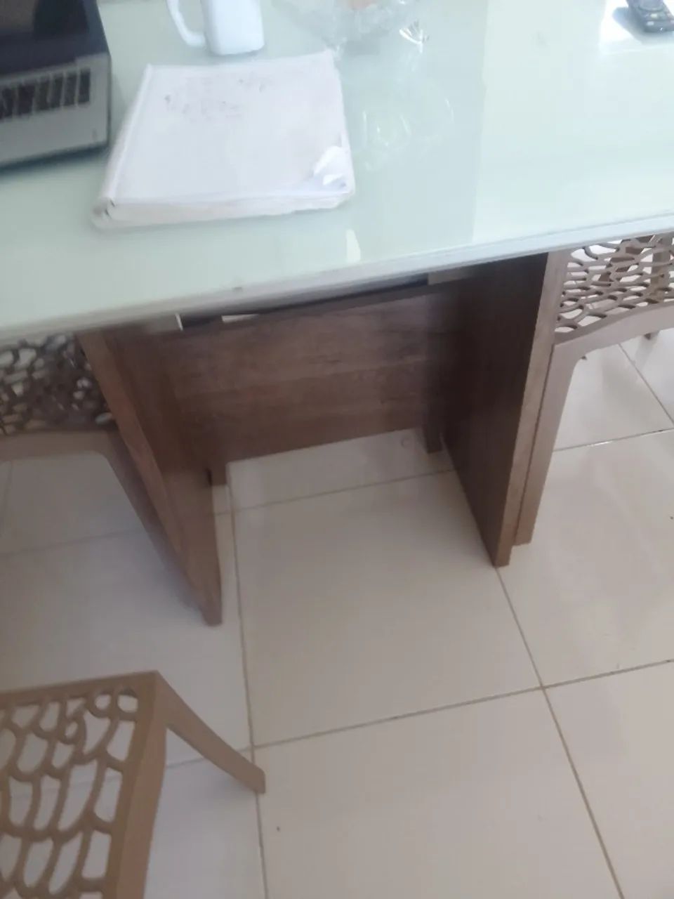 Mesa tampa de vidro - Foto 2