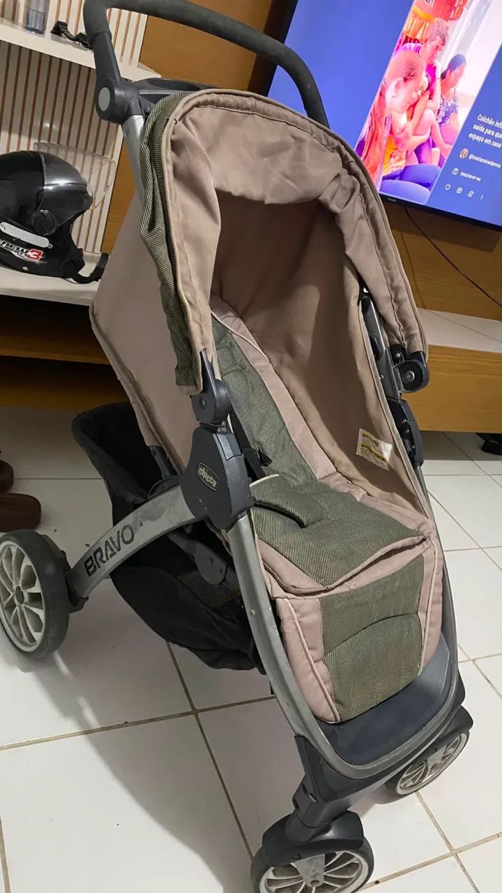 Carrinho de bebê + bebê conforto incluso  - Foto 4