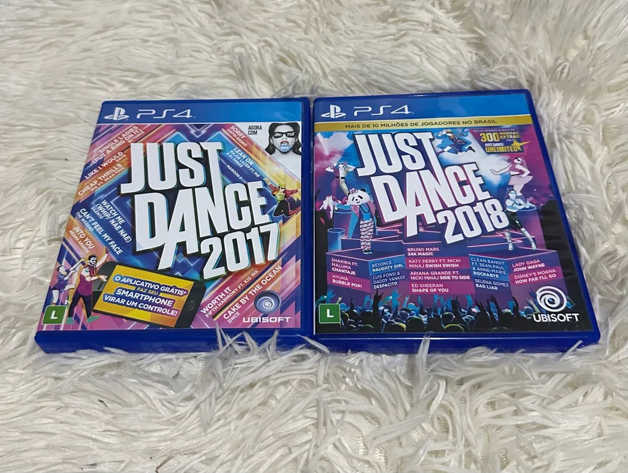 Just Dance 2017 e 2018 de ps4 