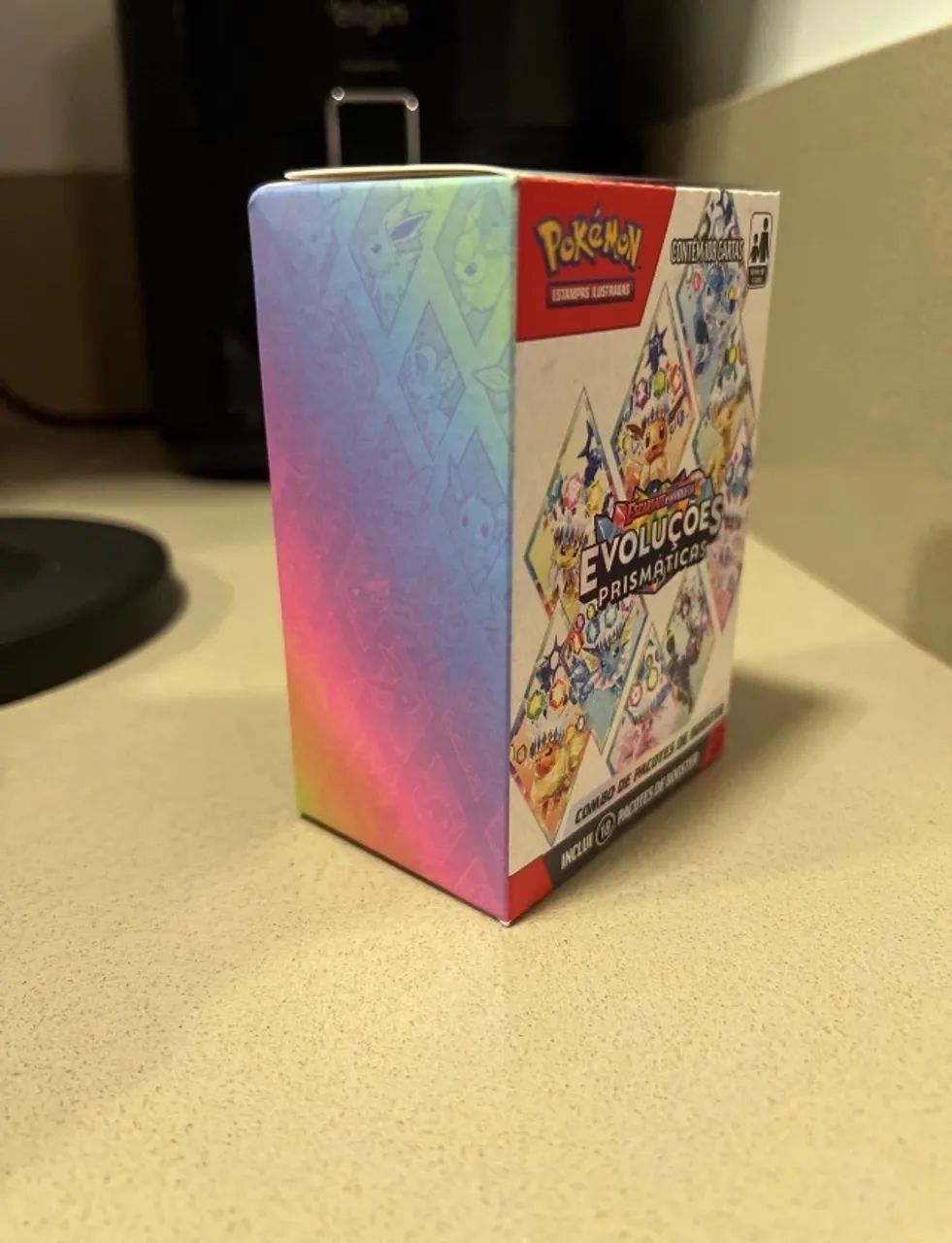Combo de Pacotes de Booster Evoluções Prismáticas Pokémon Tcg - Foto 2