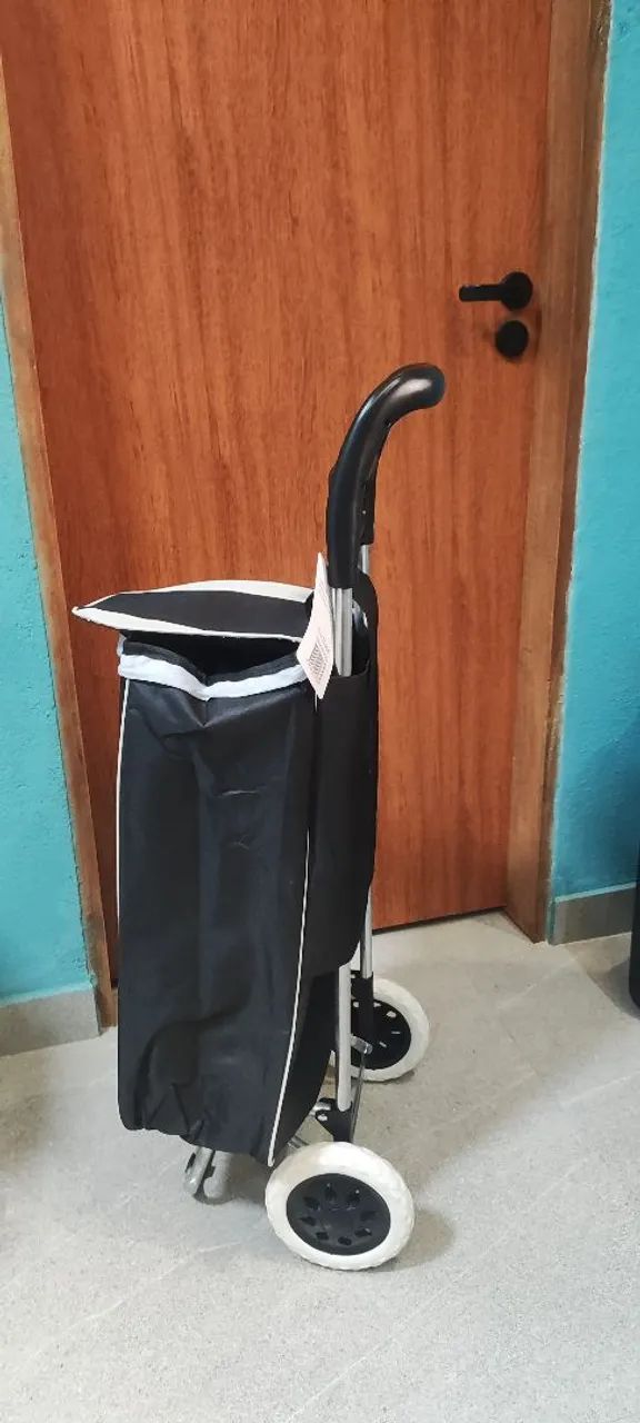 carrinho de feira com rodinhas, compras  - Foto 2