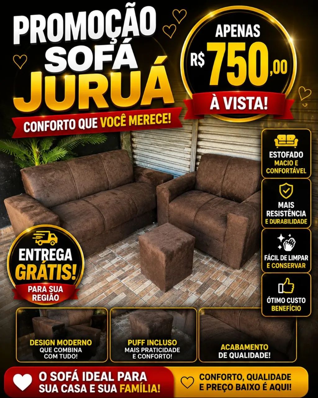 Sofá super lindo - Foto 2
