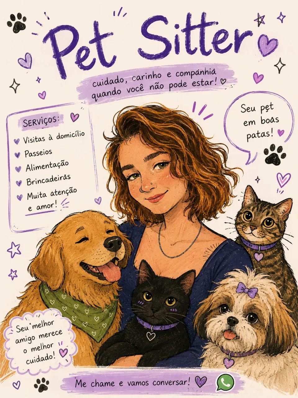 Petsitter: cuido do seu pet