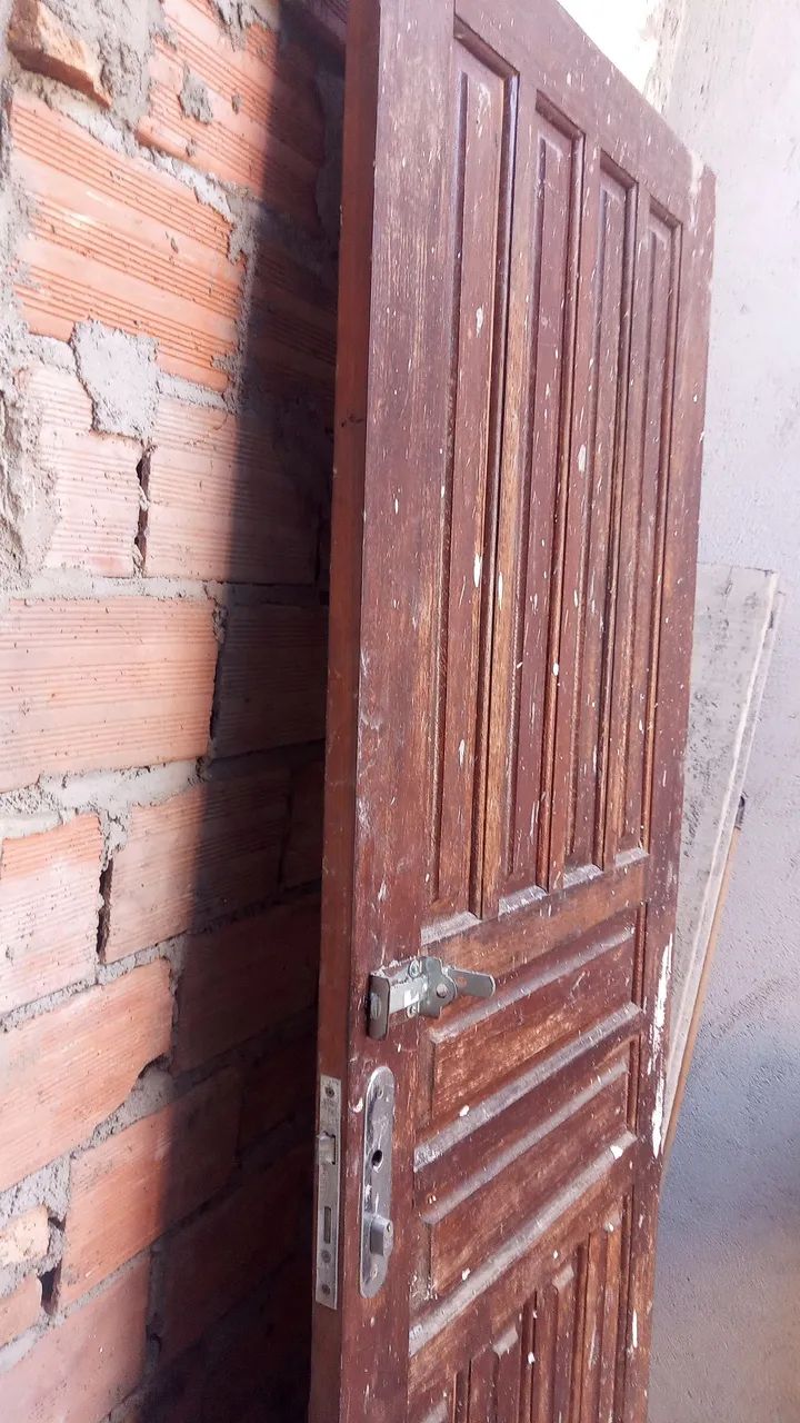 Folha de porta madeira maciça - Foto 5