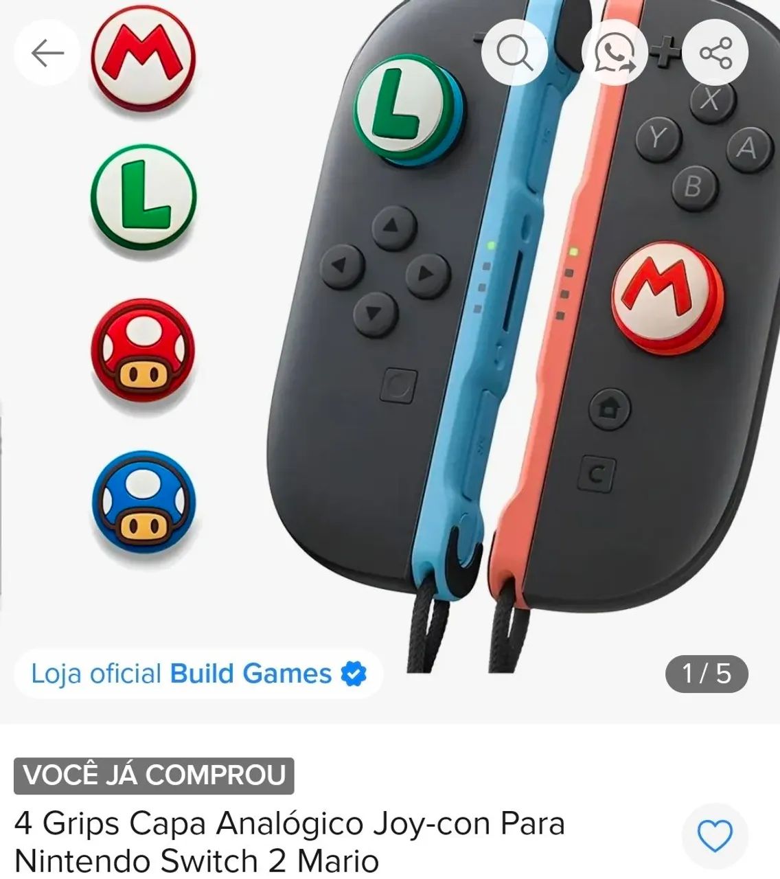 Nintendo Switch 2 + Acessórios (Sem Jogos)  - Foto 5