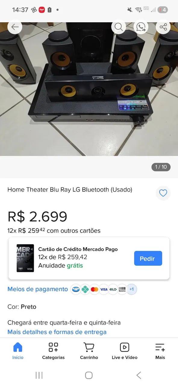 Home theater LG 3D completo - Foto 2