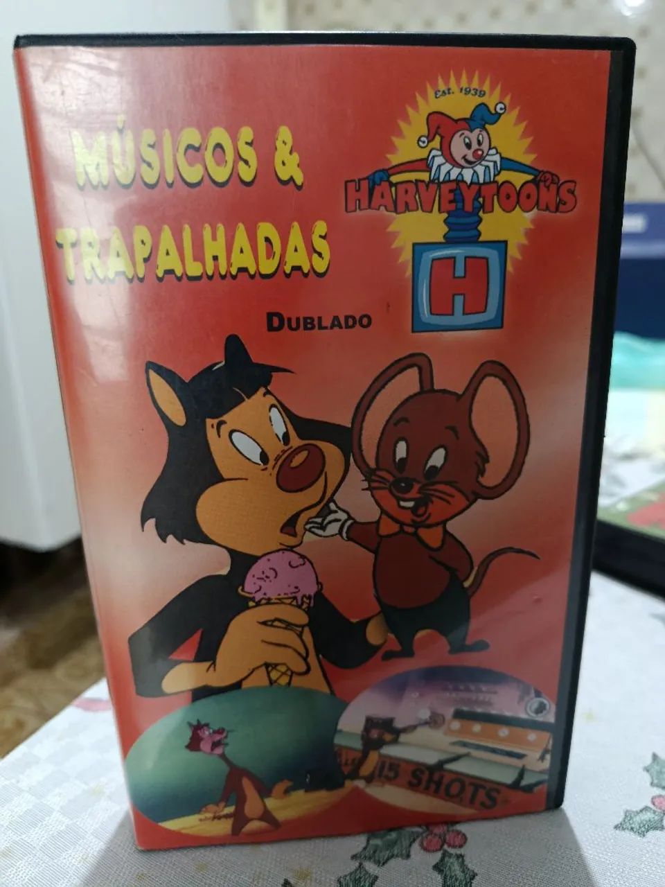 Fitas cassetes para DVD 