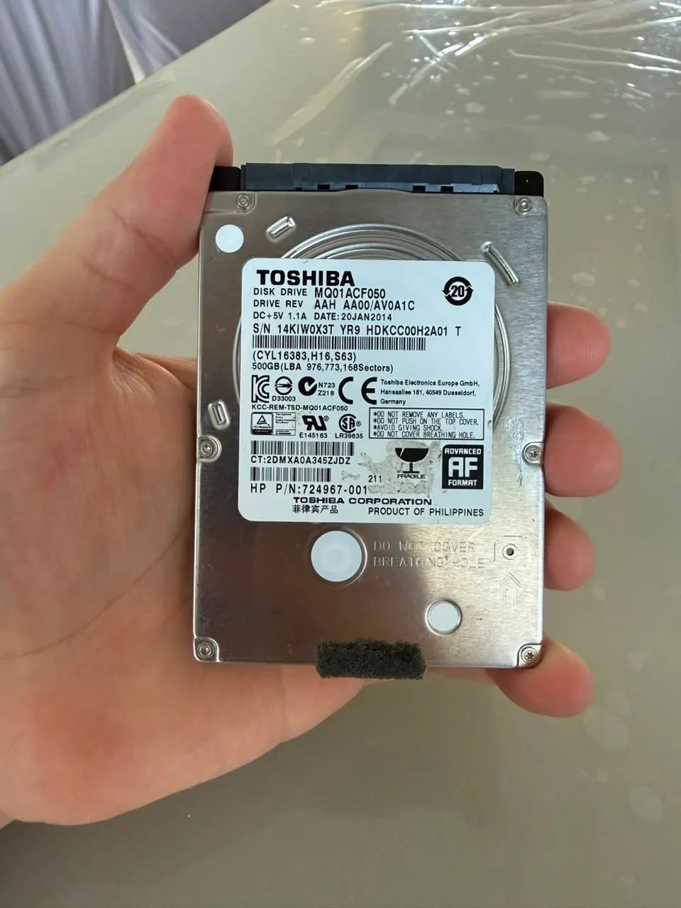 Hd Toshiba 500gb