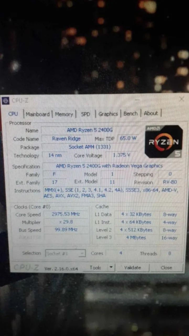Ryzen 5 2400g