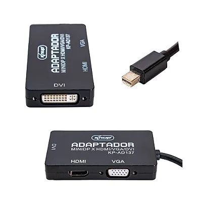 Adaptador Mini DP para HDMI/VGA/DVI - Foto 2