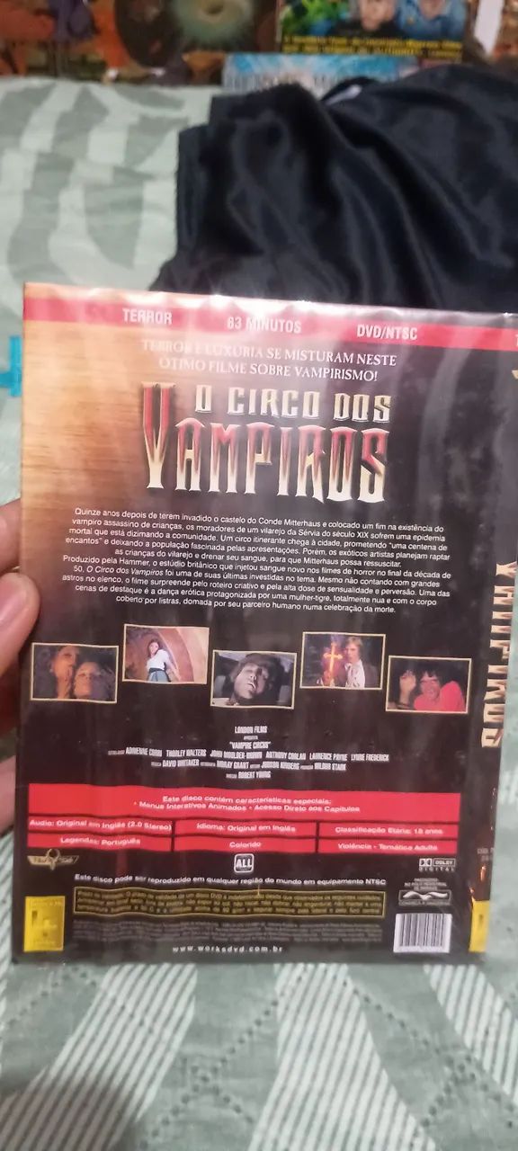 Hammer o circo dos vampiros dvd - Foto 2