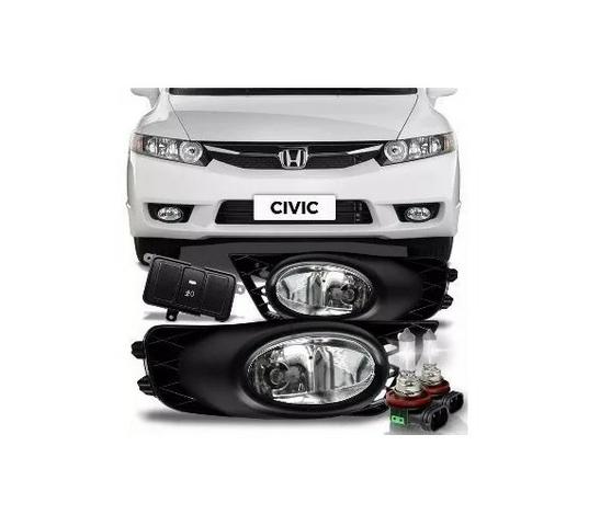 Kit Farol Milha Neblina Honda New Civic 2009 2010 2011