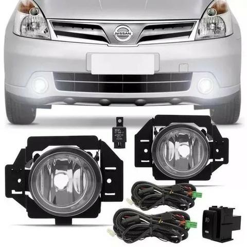 Kit Farol Milha Neblina Auxiliar Nissan Livina 2009 a 2012
