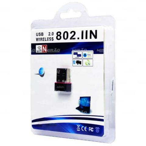 Adaptador USB Wireless 150mbps Nano