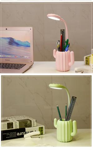 Luminária De Mesa USB Em formato Cactos Touch Led - Foto 6