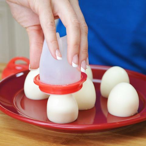 Kit de 6 Formas de Silicone Para Cozinhar Ovos - Foto 3