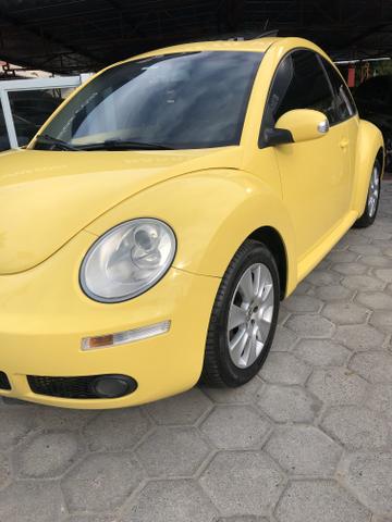 Vw New Beetle automático teto couro o top leia - Foto 2