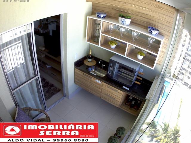 ARV132- Apto com Varanda gourmet, Home Office, 1 ou 2 vagas de garagem, em Colinas. - Foto 16