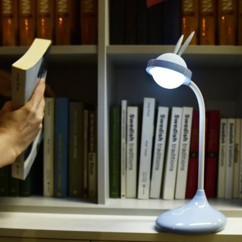 Luminária De Mesa USB Com Orelhinhas de Coelho Touch Led - Foto 5