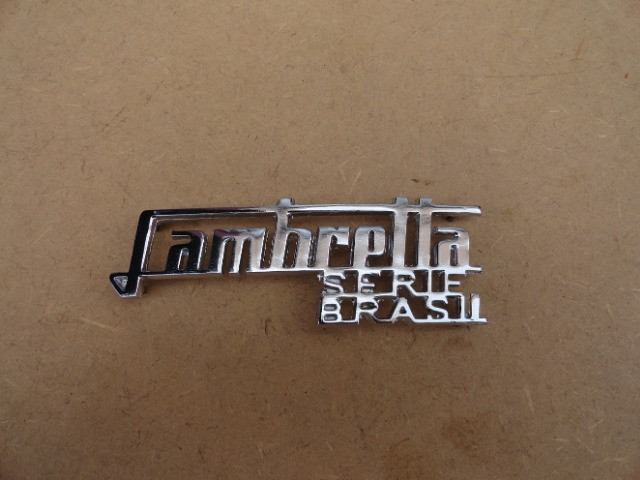 Emblema Lambretta LI Serie Brasil 1960 À 1972