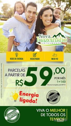Terreno à venda, 160 m² por parcelas a partir de R$ 59,00 por mês - Loteamento Nova Juazei - Foto 5