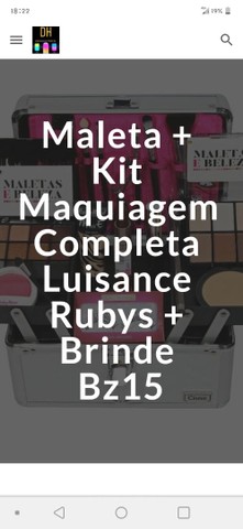Maletas de maquiagem