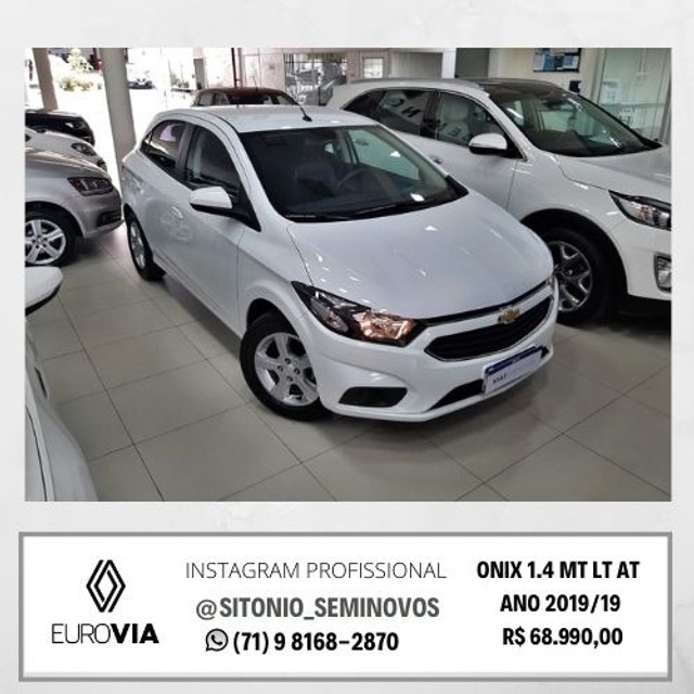 ONIX 1.4 MT LT AT ANO 2019/19 R$ 68.990,00
